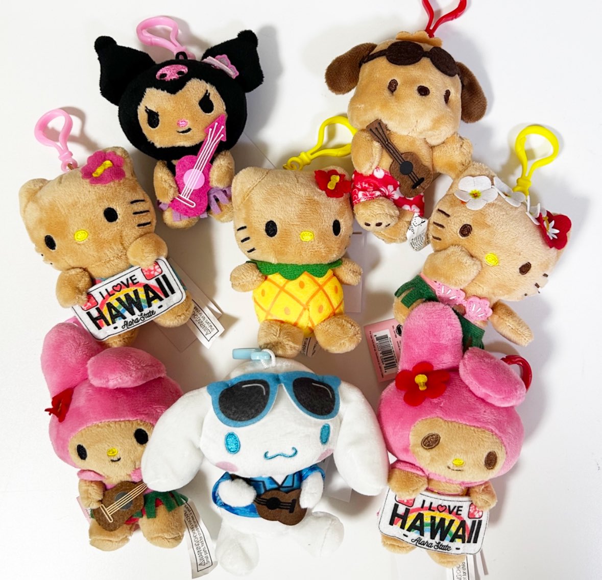 韓国のCAさんたちみんな日焼けキティつけてた😺🤍⛱️🌺まじかわいい