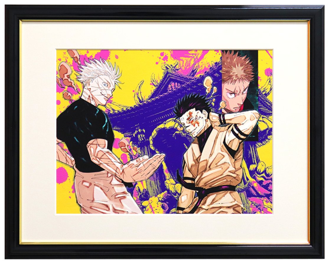 JUMP SHOP】 『呪術廻戦』額装高精細デジタルカラーがJUMP SHOP名古屋