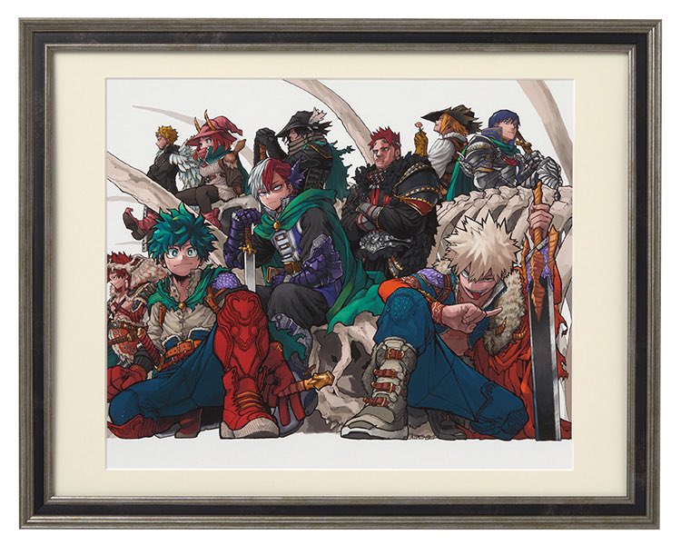 ジャンプフェスタ2024 先行予約販売商品 額装高精細デジタルカラー