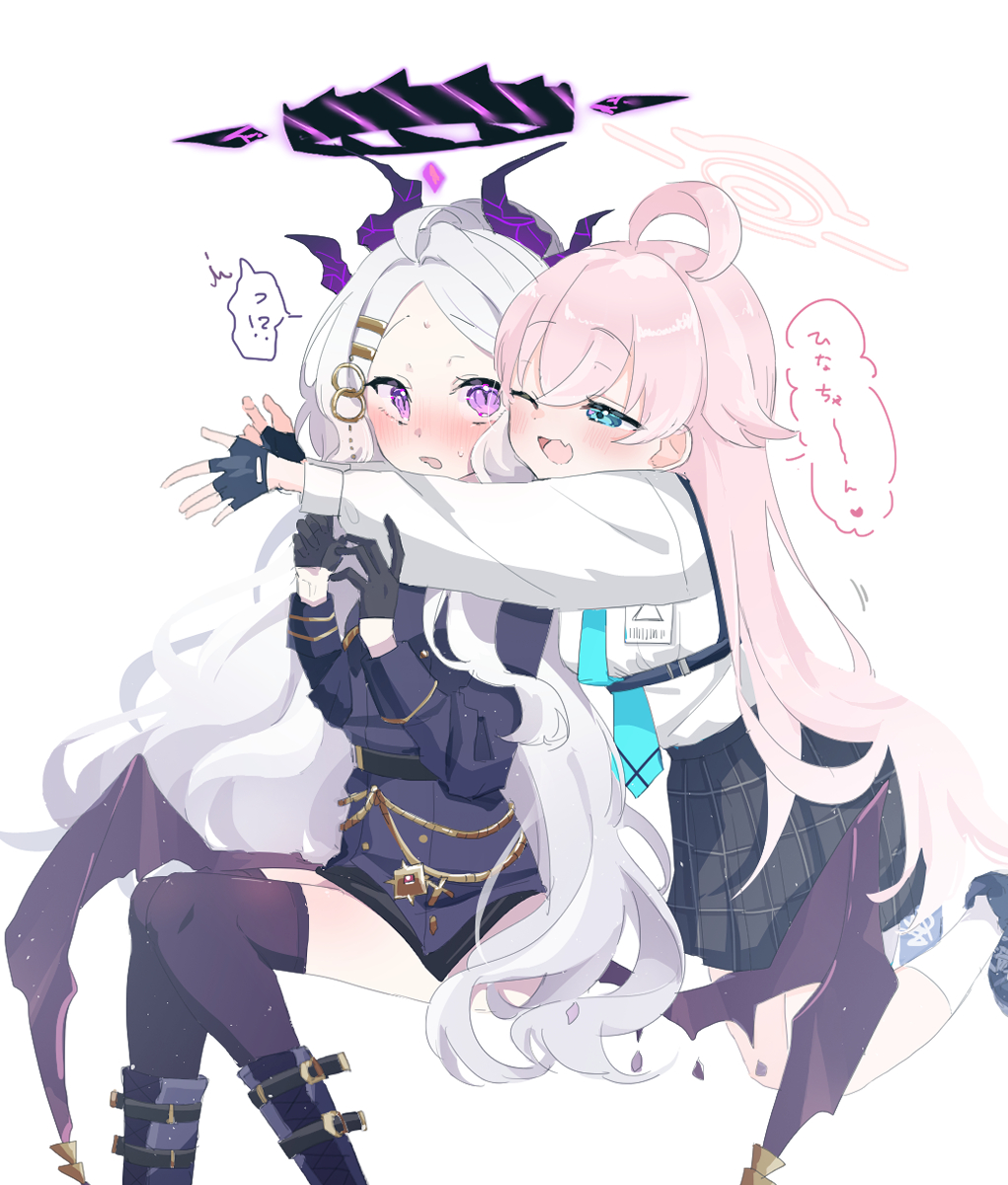 ブルアカ #小鳥遊ホシノ #空崎ヒナ 💗💜