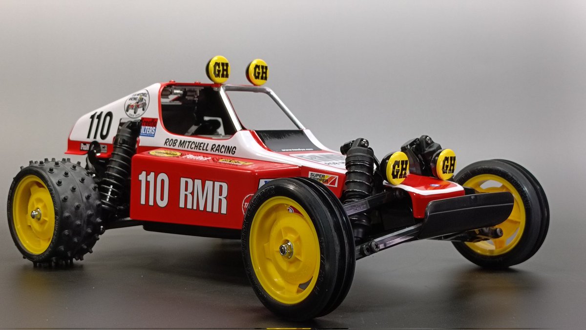 DT02にバギーチャンプのボディ付けるの巻の続き！とりあえずこんな感じ