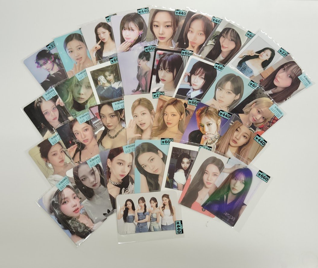 🦋aespa #aespa🦋 ◇カリナ FC 継続特典トレカ その他トレカも続々入荷