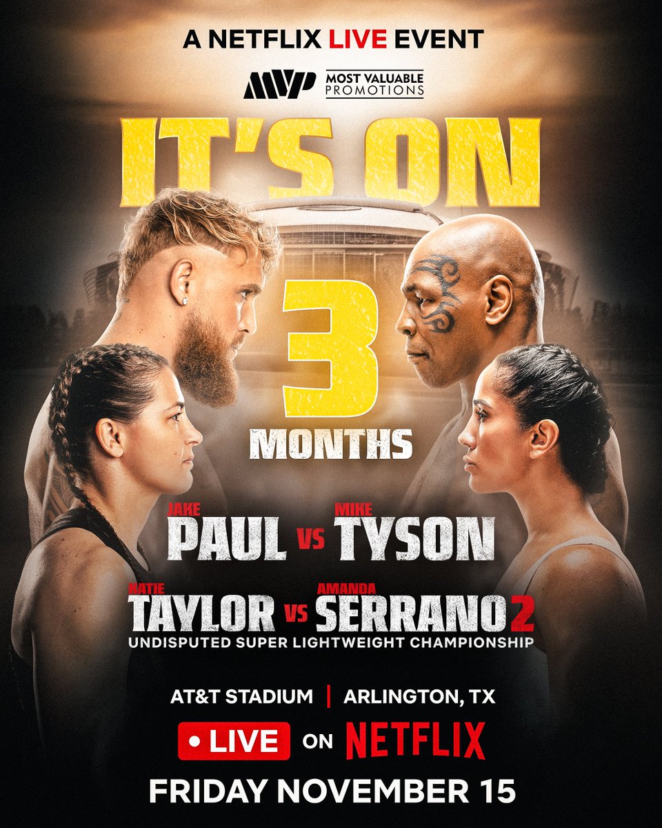 ジェイク・ポール対マイク・タイソンのビッグマッチまであと3ヶ月