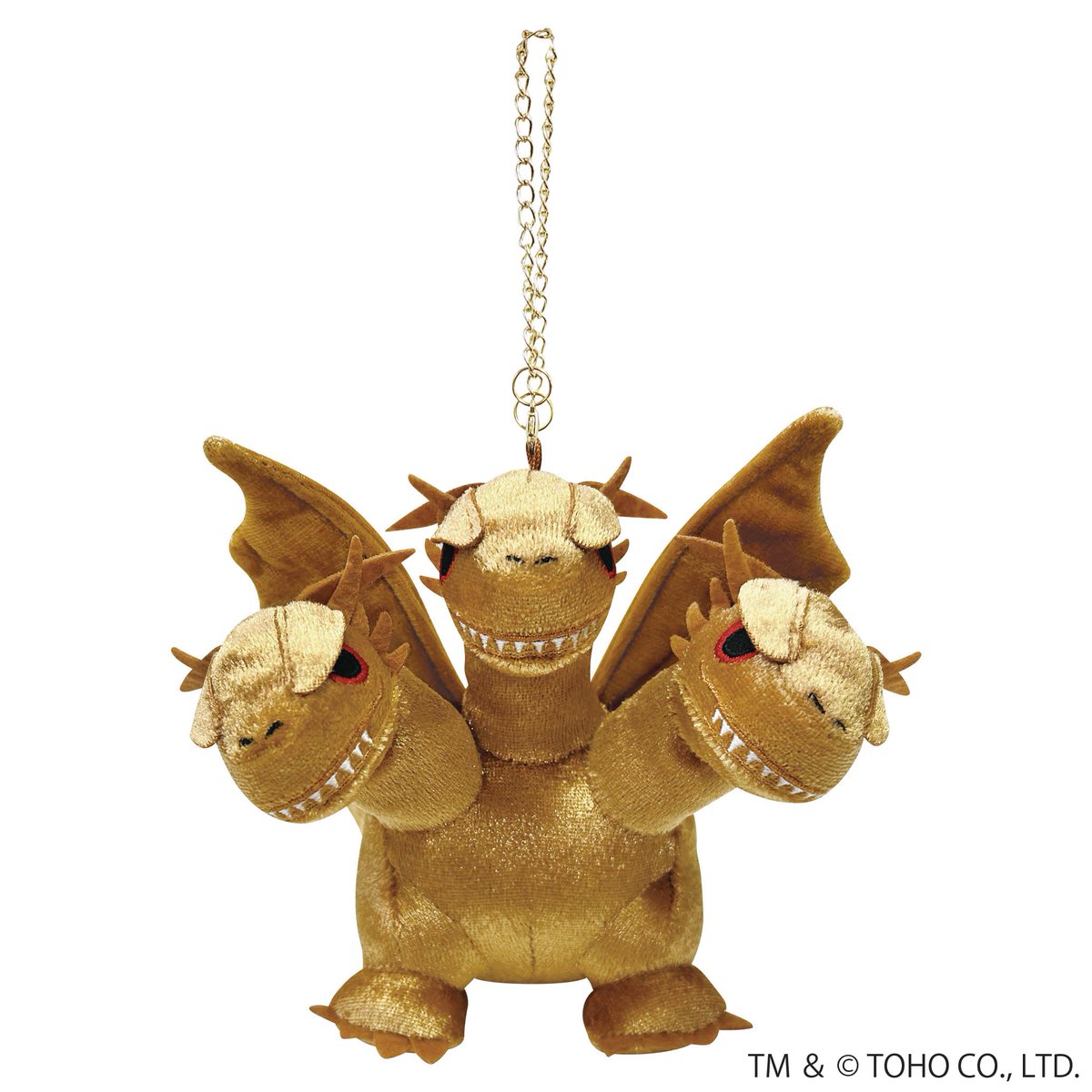 東宝ゴジラ新商品！ キングギドラがお部屋に飾れるぬいぐるみ、 そして