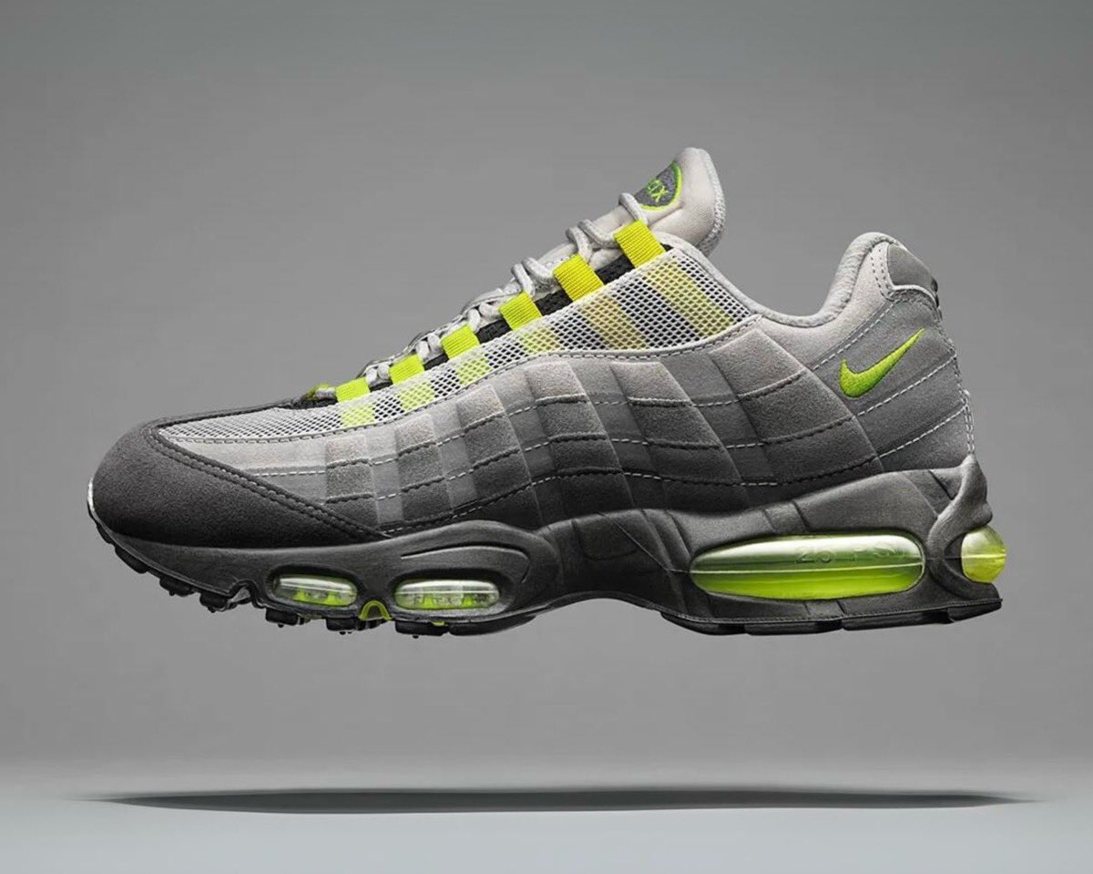 Nike Air Max 95 OG Big Bubble “Neon”が2025年4月に発売予定 ［ナイキ