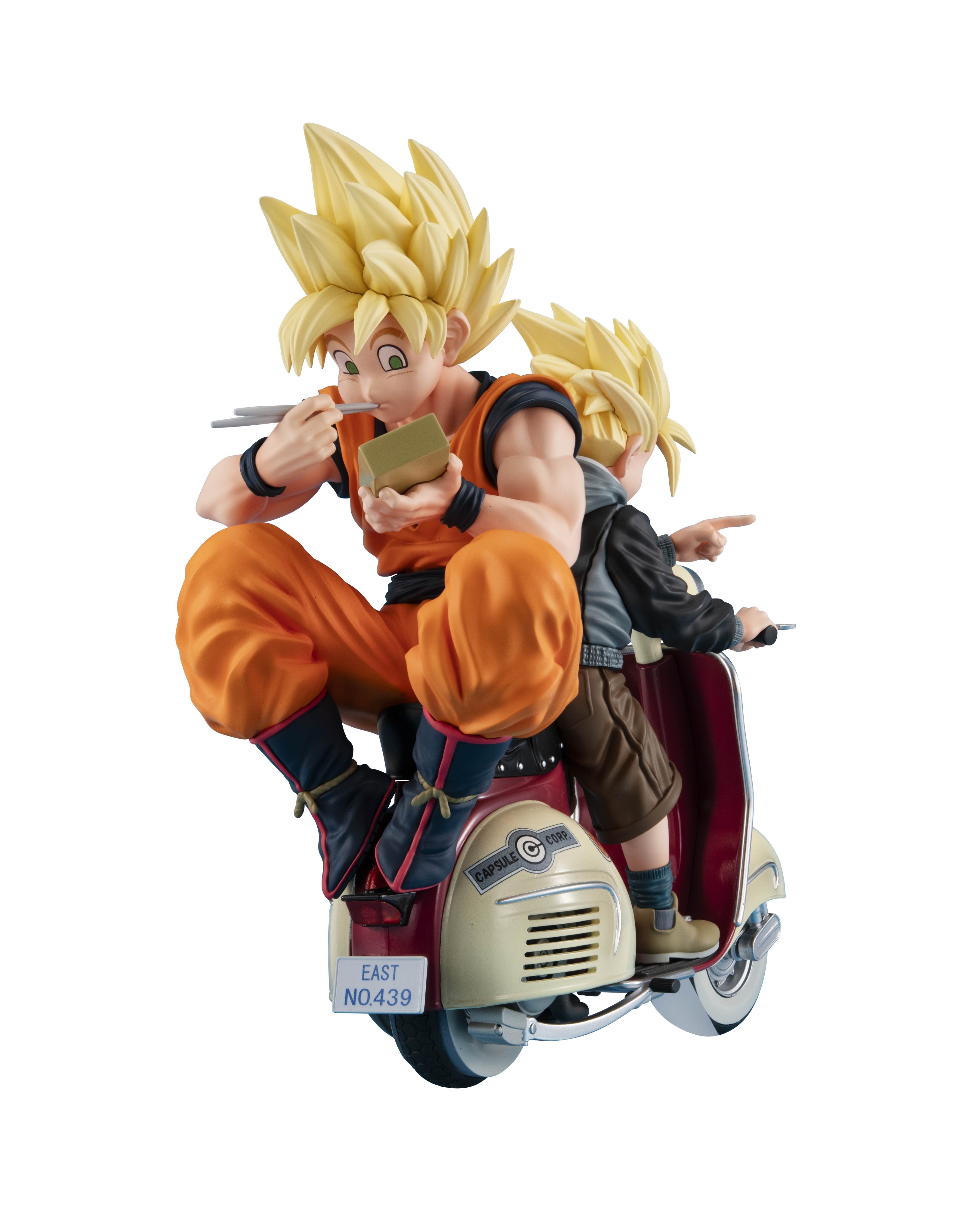 デスクトップリアルマッコイEX ドラゴンボールZ 孫悟空&孫悟飯&バイク