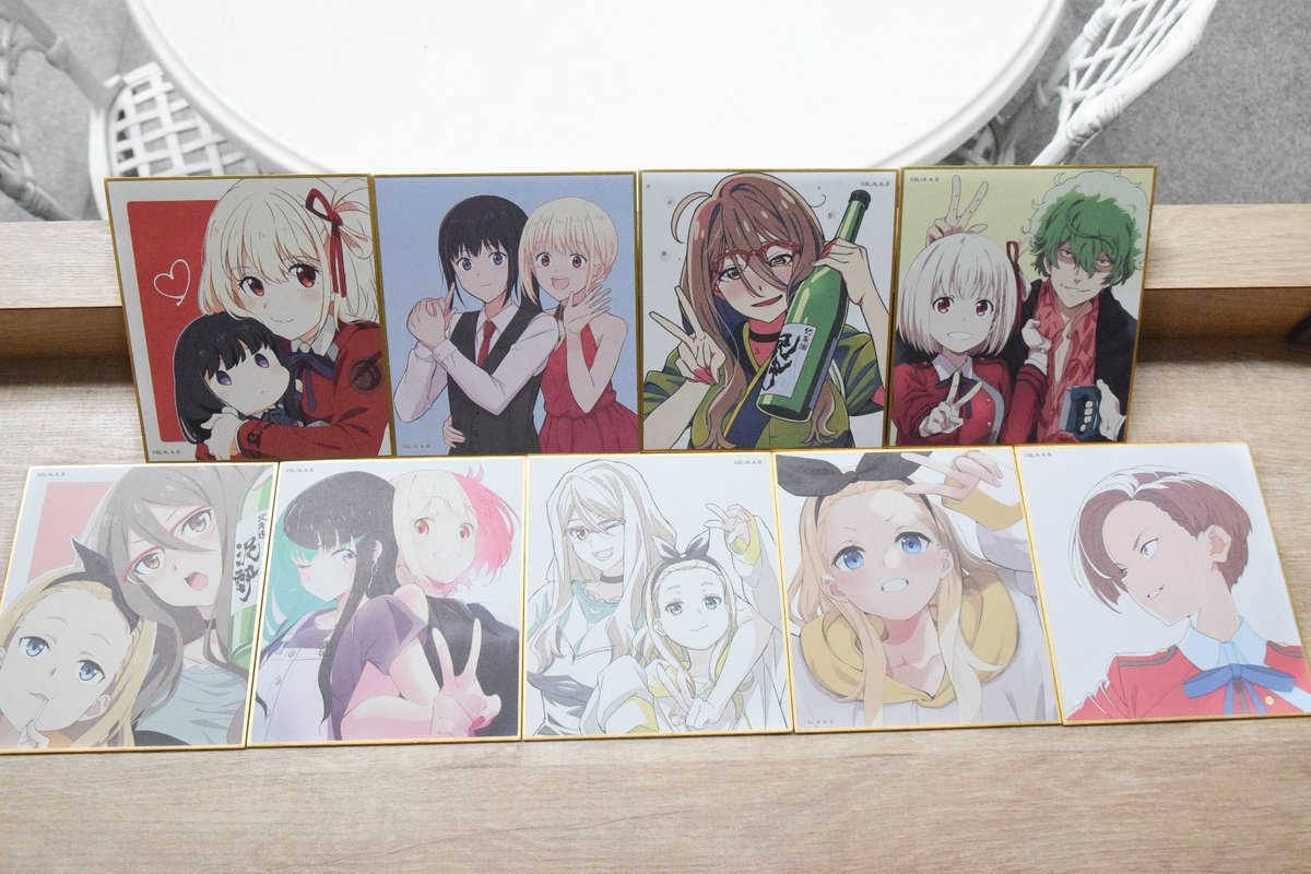 リコリコ展 ミニ色紙 全34種コンプセット（専用フォルダ入り） 複製