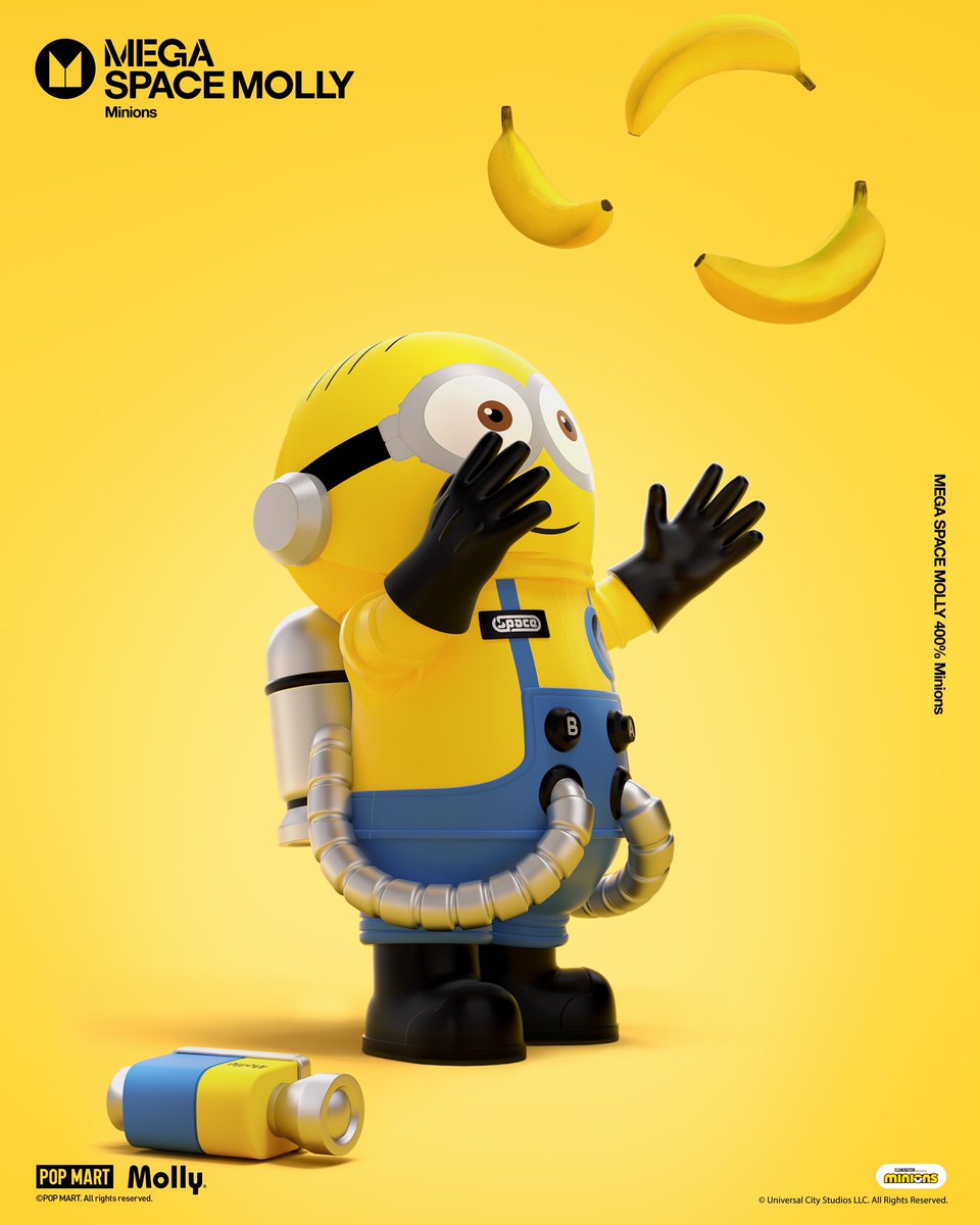 🆕MEGA SPACE MOLLY 400% Minions SPACE MOLLY × Minionsコラボ