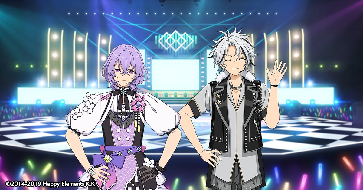 スカウト情報】 冬芽と維吹のカードにはルーム衣装が付いています