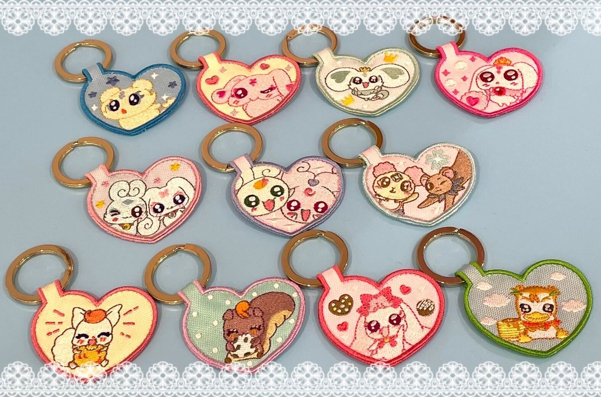 ❤おすすめ商品❤ 「プリキュア妖精オールスターズ刺繍キーホルダー