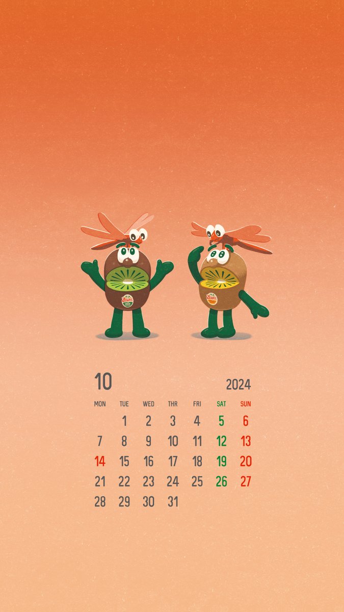 🎃10月の壁紙カレンダー🎃 赤いトンボさんを見かけるようになったね