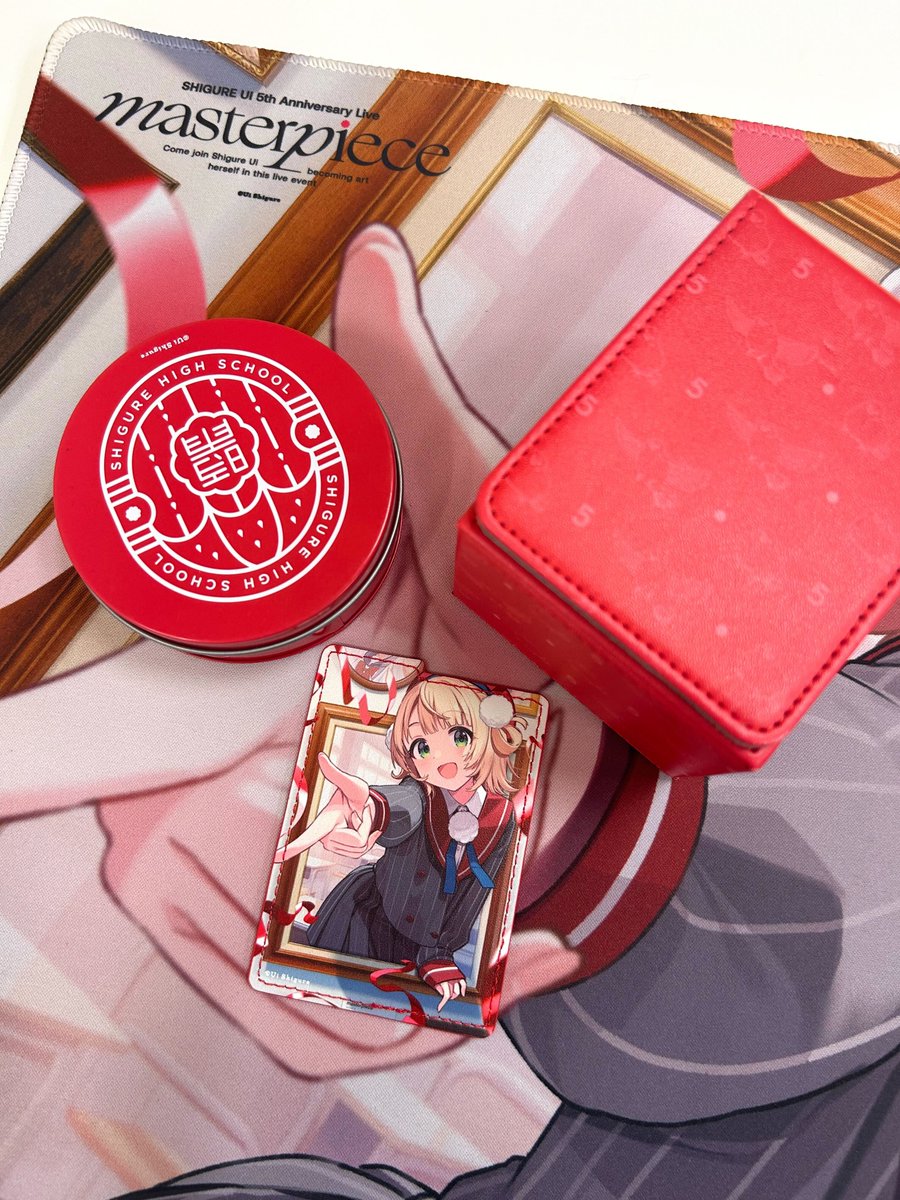 🎤#しぐれういリアルライブ #masterpiece】 🎈ライブグッズ紹介