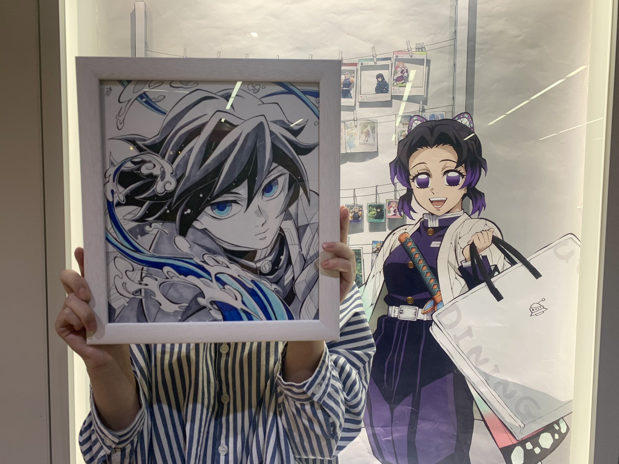 鬼滅 獪岳 ティザー期 Wチャンス賞 ポスター 鬼滅の刃 ダイニング W