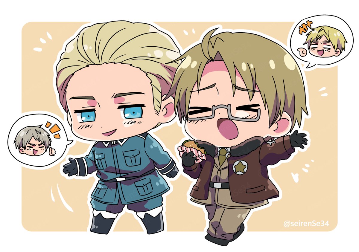 マロリク 弟組 #ヘタリア #hetalia
