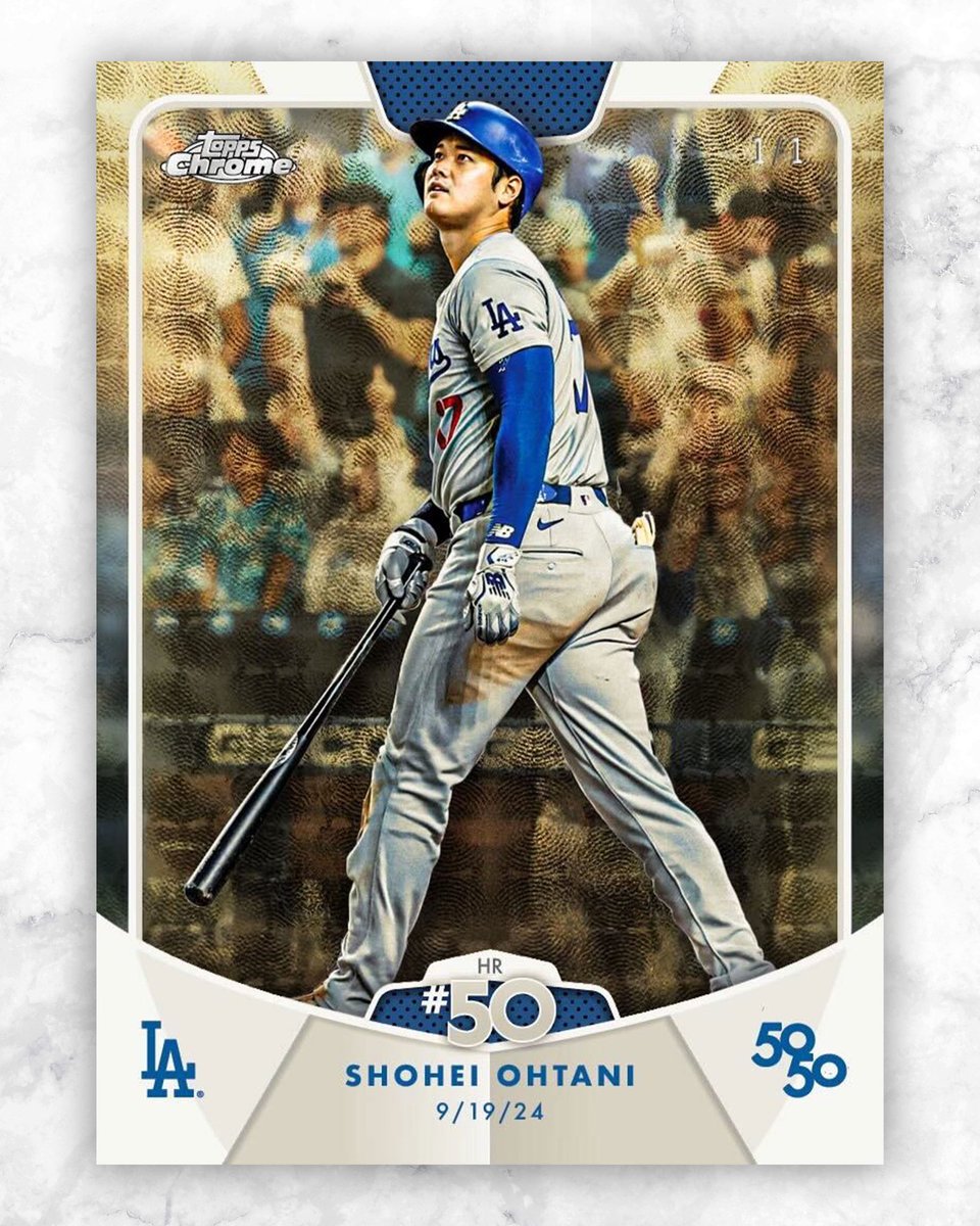 販売開始】topps公式サイトで大谷翔平50/50記念boxが日本時間で本日