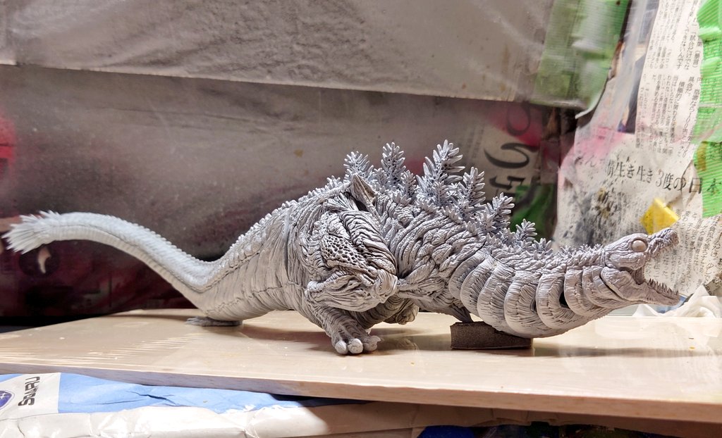 ゴジラ第2形態 版権許諾頂きました！！ 11/2にある #ホビーラウンド31