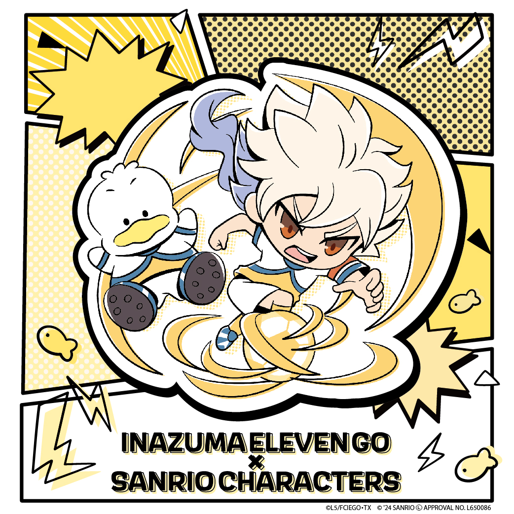 ⚡️#イナズマイレブンGO×#サンリオキャラクターズコラボ⚡ 新規コラボ