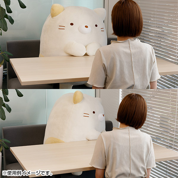 10/4（金）受注発売開始🐈／ #すみっコぐらし 特大ぬいぐるみ（ねこ