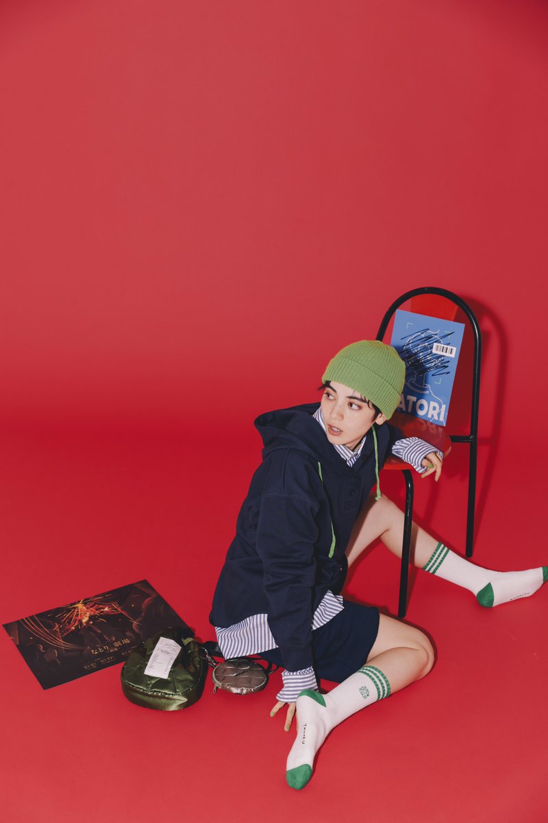 ◤ NEW MERCH ◢ natorium Socks Green (Free Size) ¥1,800 natorium