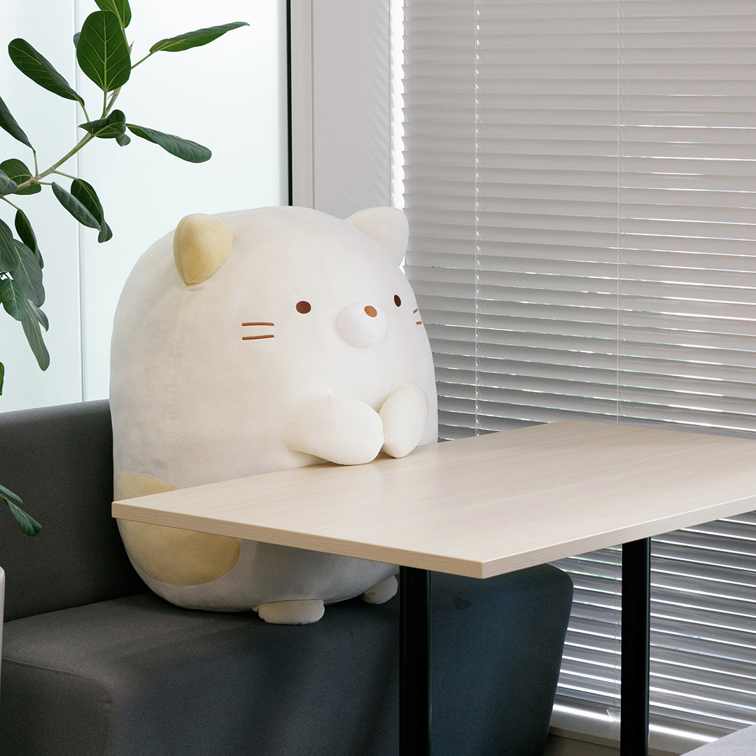 サンエックスネットショップ限定✨ BIGサイズ！ねこの特大ぬいぐるみ