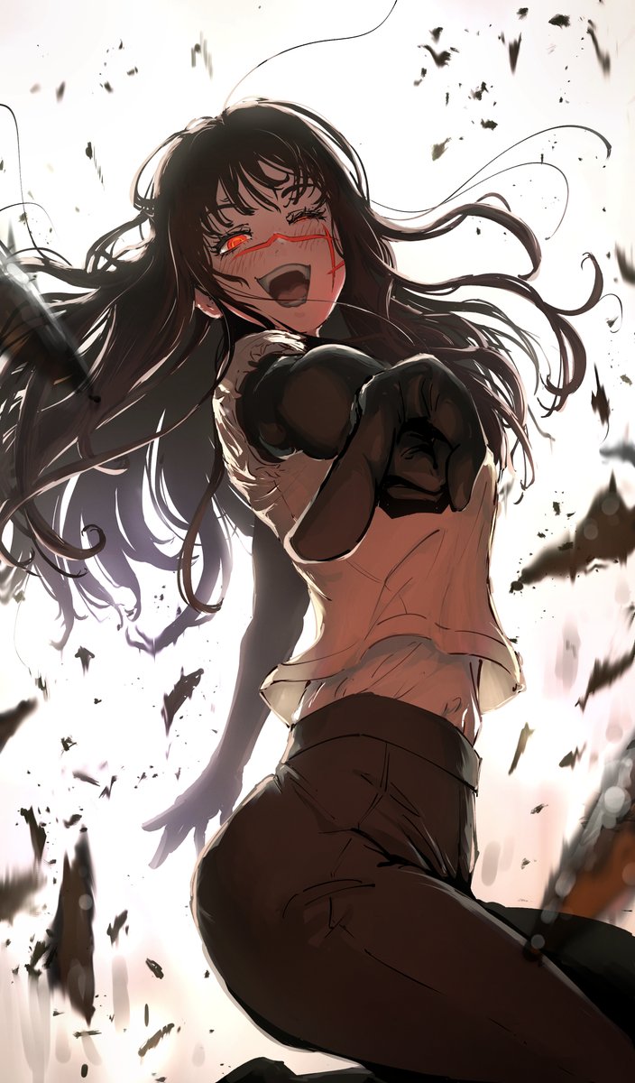 戦争の悪魔描きました。 #チェンソーマン #三鷹アサ #ヨル