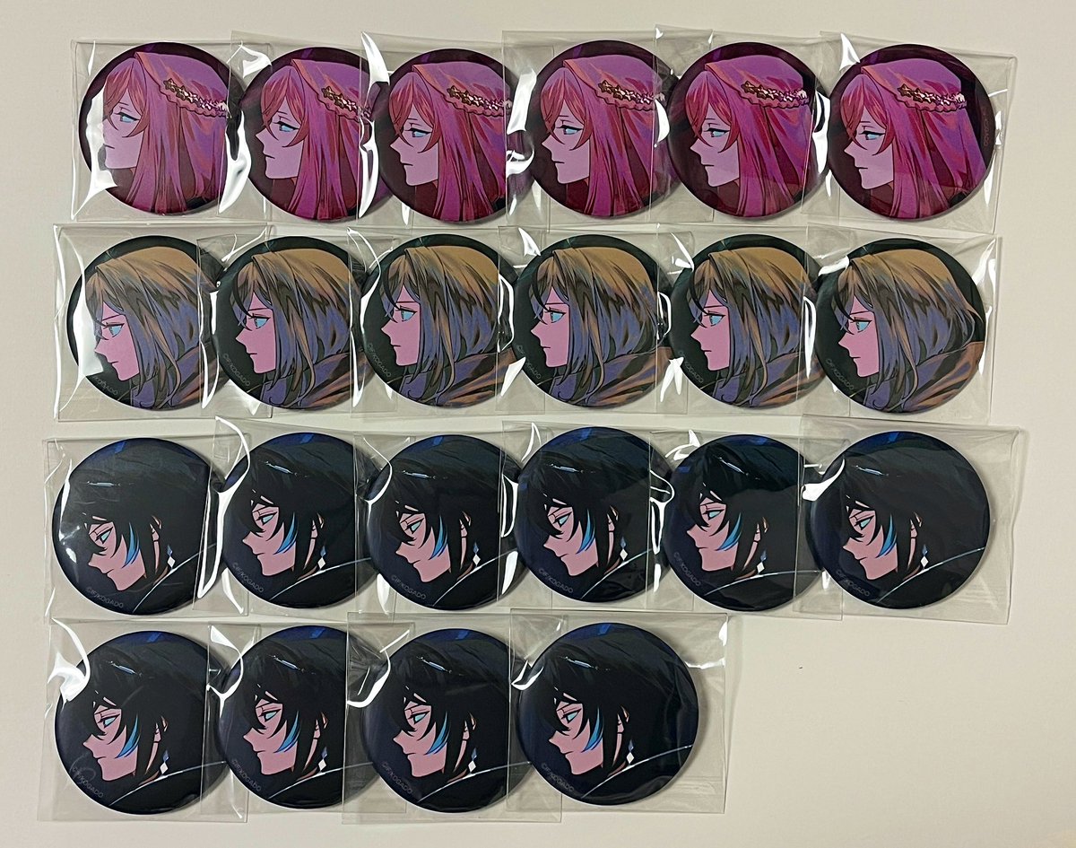 オバレク カウントダウン マット缶バッジ モリィ 15個 OVER REQUIEMZ