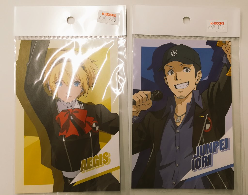 入荷情報】 ペルソナ3 ラウンドワンコラボ 缶バッジ カード アイギス