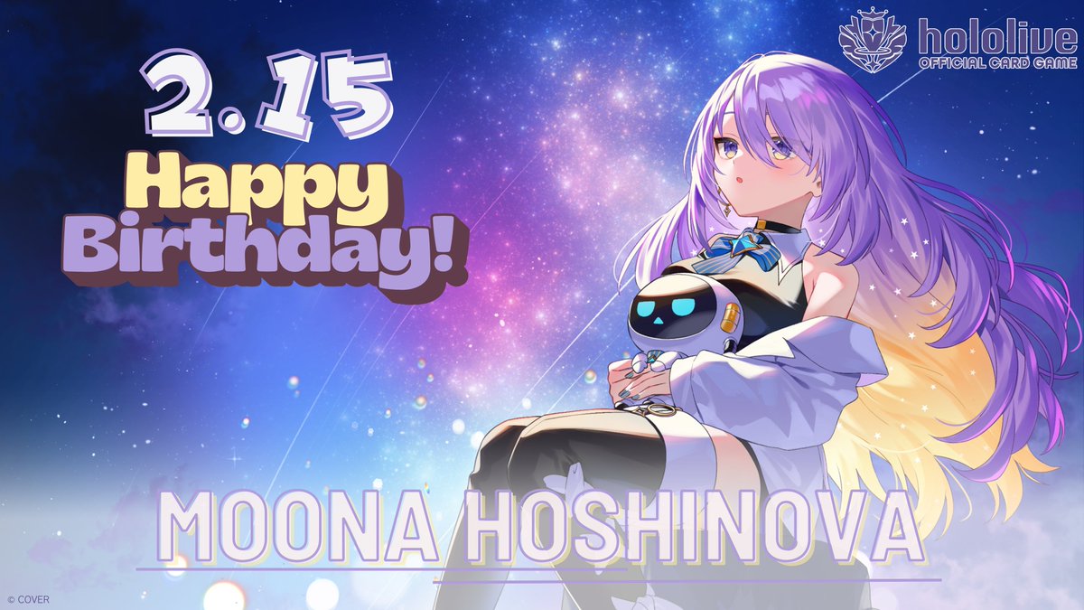 ✨HAPPY BIRTHDAY✨】 本日2月15日は #ムーナ・ホシノヴァ の誕生日