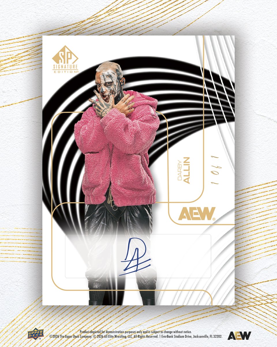 好評発売中の「AEW 2026 UPPER DECK SP SIGNATURE EDITION」には