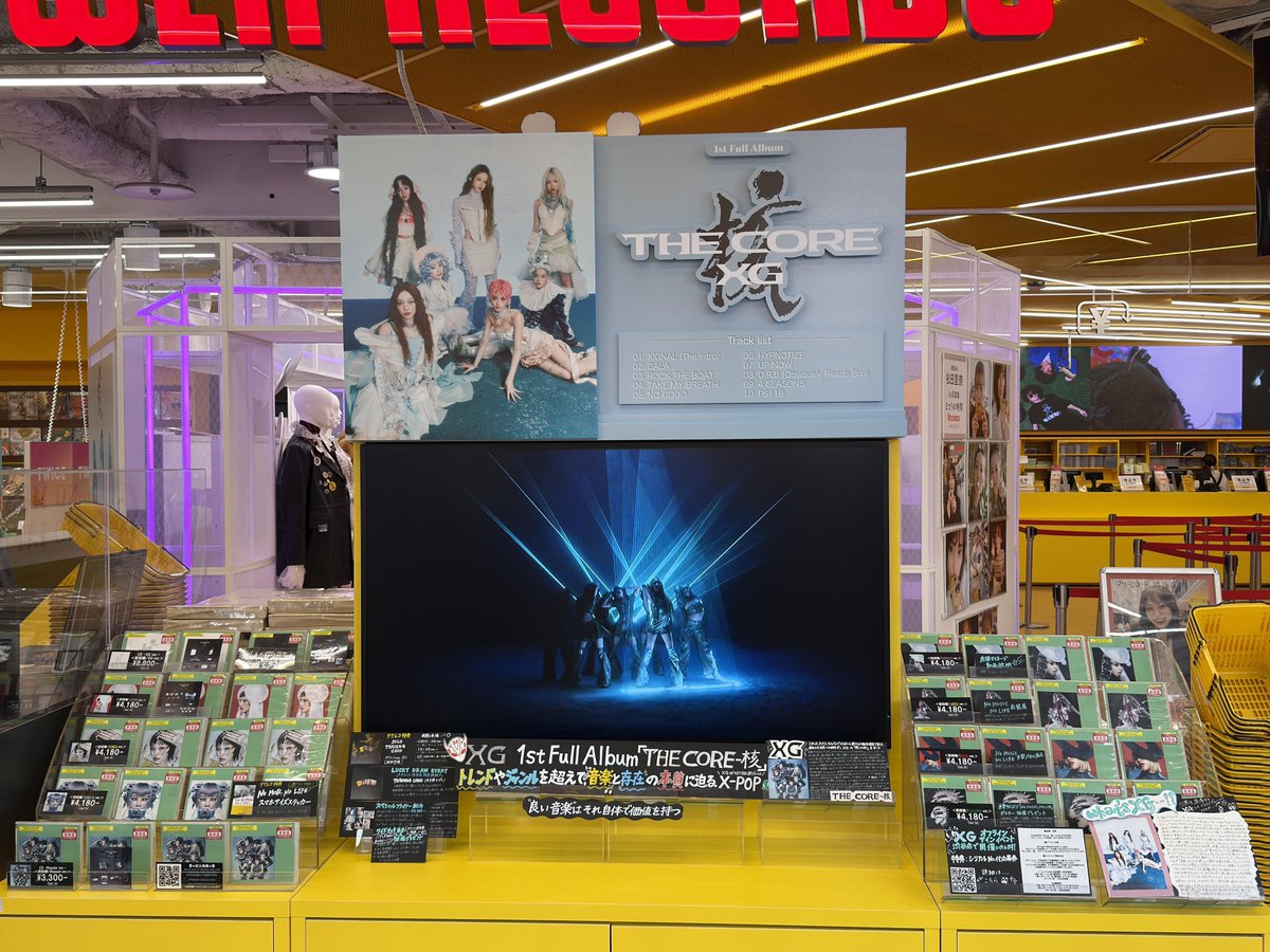 タワ渋XG】 ／ #XG 1st Full Album 『THE CORE - 核』 ＼ 渋谷店限定