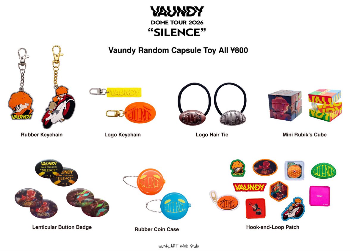 Vaundyグッズきました。 全部含めて予算は5万円以内にしたいと思います