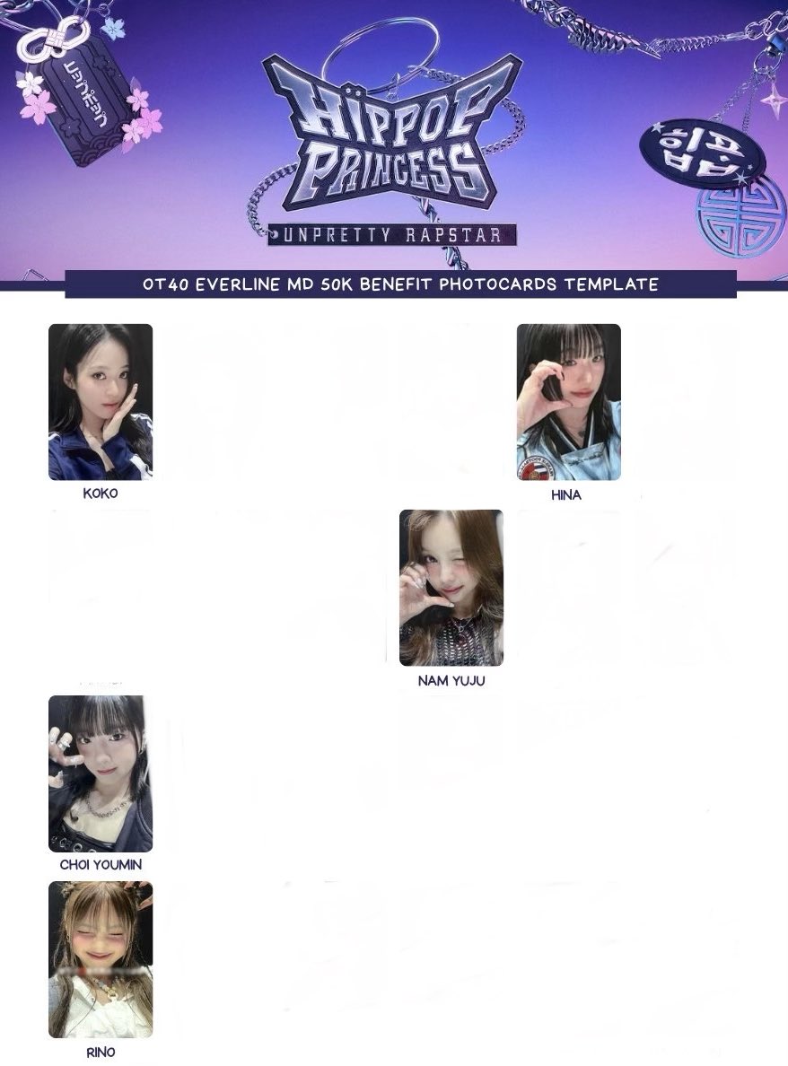 HIP POP Princess EVERLINE 韓国 特典トレカ ドイ HIP POP Princess