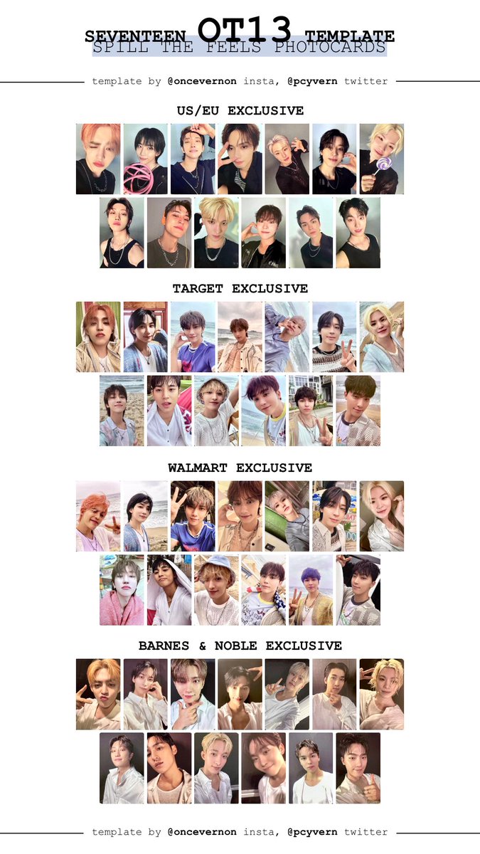 seventeen 12th mini album spill the feels ot13 template for all