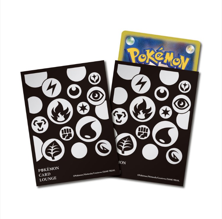 POKÉMON CARD LOUNGEのデッキシールドに新デザインが登場✨ ブラックを