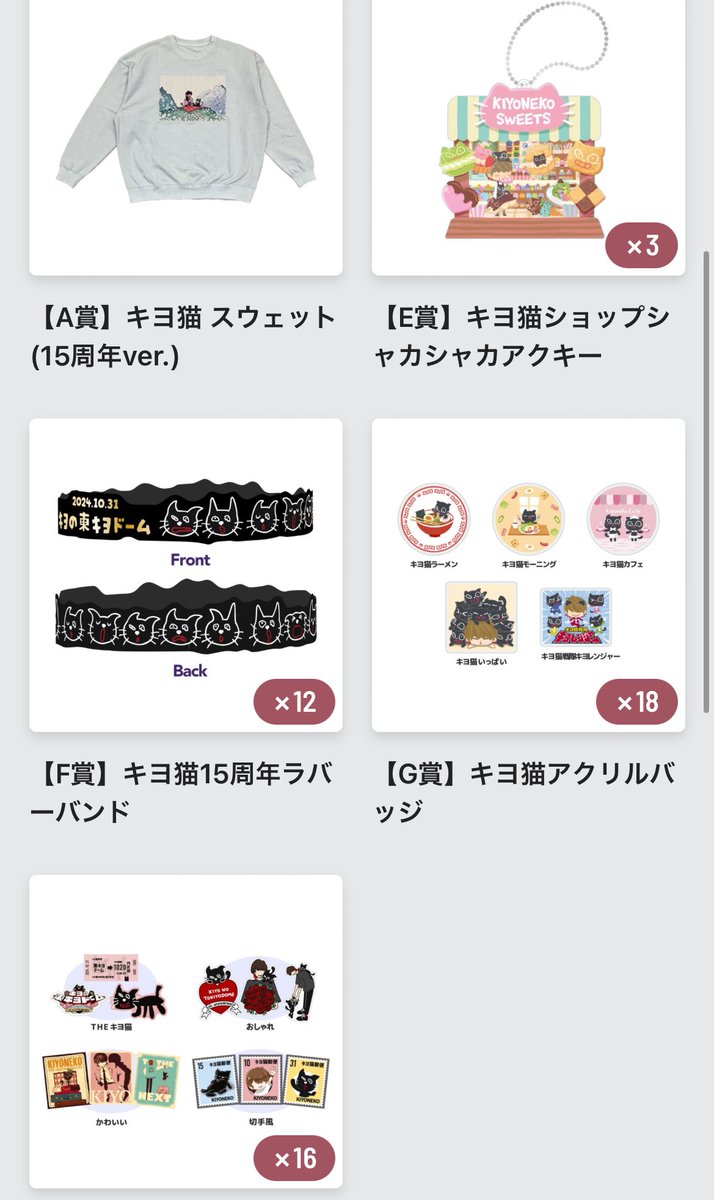 キヨくじ、これからやる人確率の参考にどうぞ！ 100回結果 特賞なし A