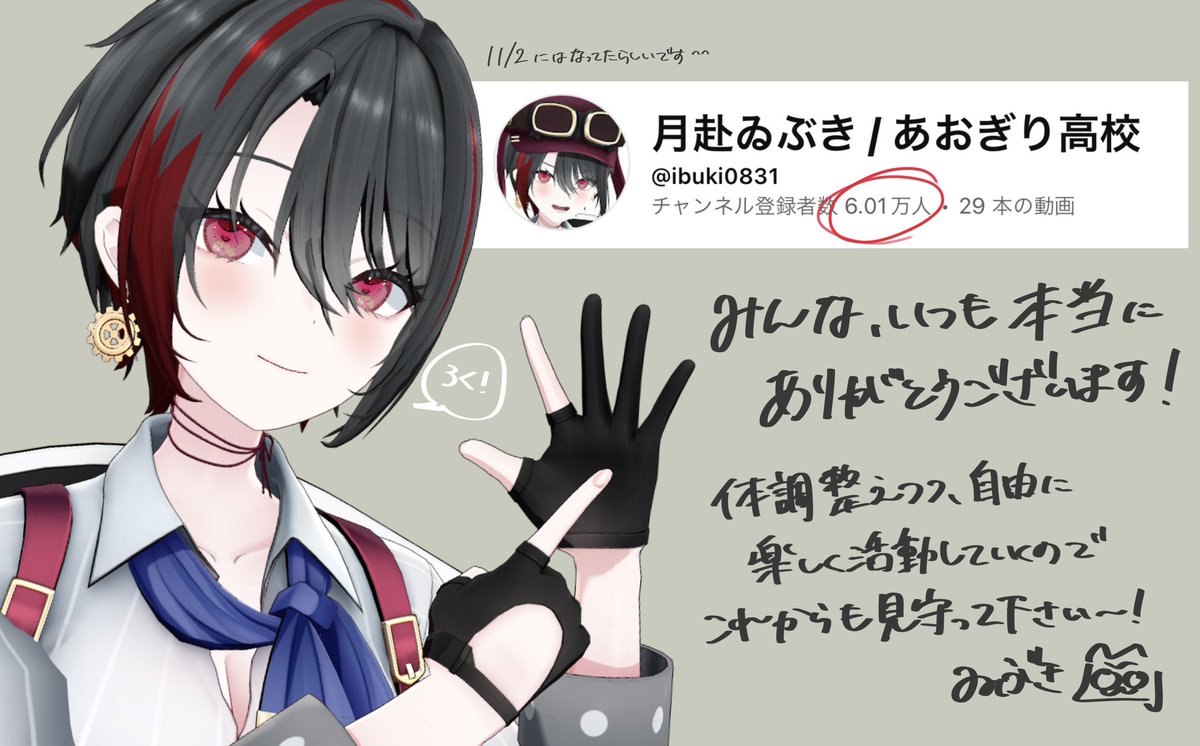 Post by 月赴ゐぶき@あおぎり高校 on X: 😄🖐👆