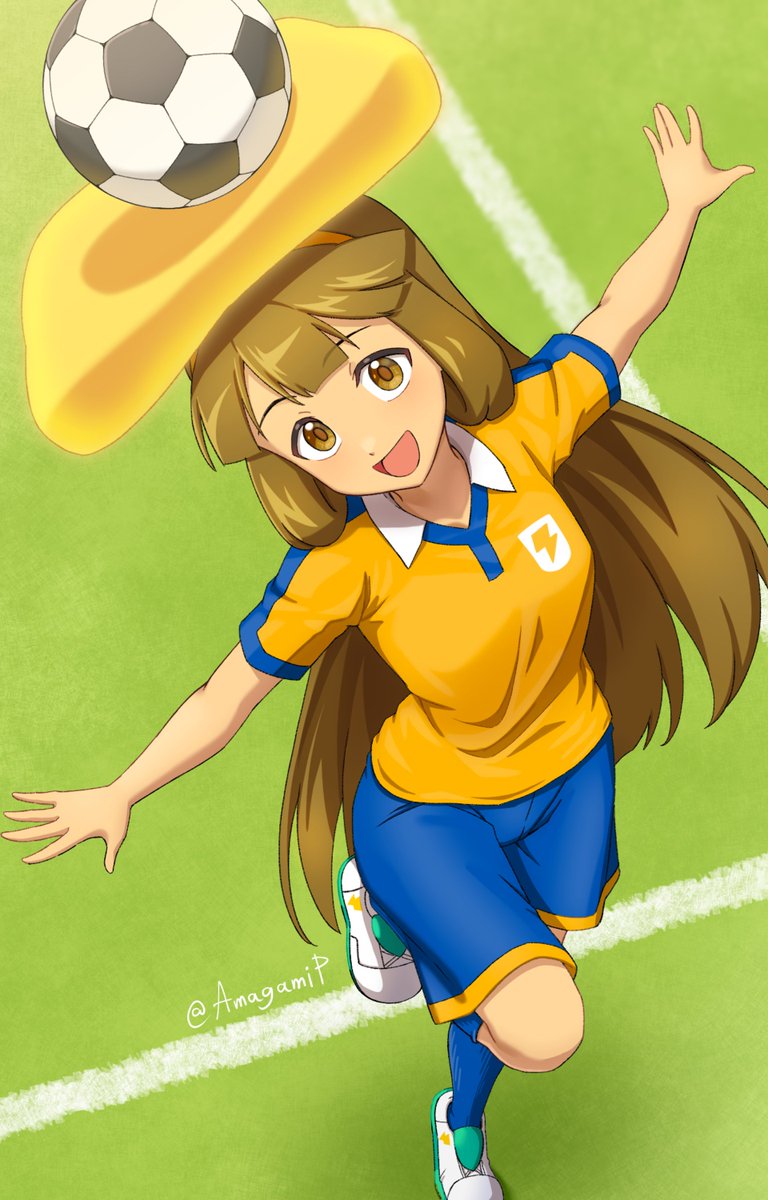 好きなキャラ100人描く #イナズマイレブンGO 71.菜花黄名子