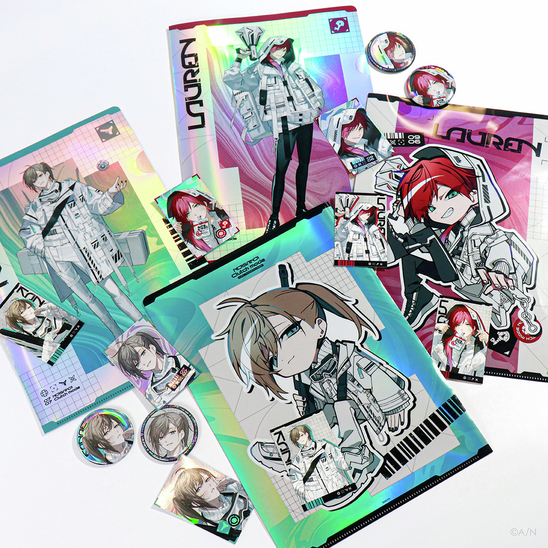 NIJISANJI Clutch Mode Type：Kanae & Laurenグッズ】 「缶バッジ