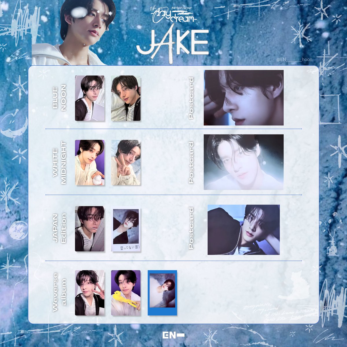 🍥⸝꙳ ⁡ ENHYPEN 2nd Studio Repackage Album ROMANCE : UNTOLD