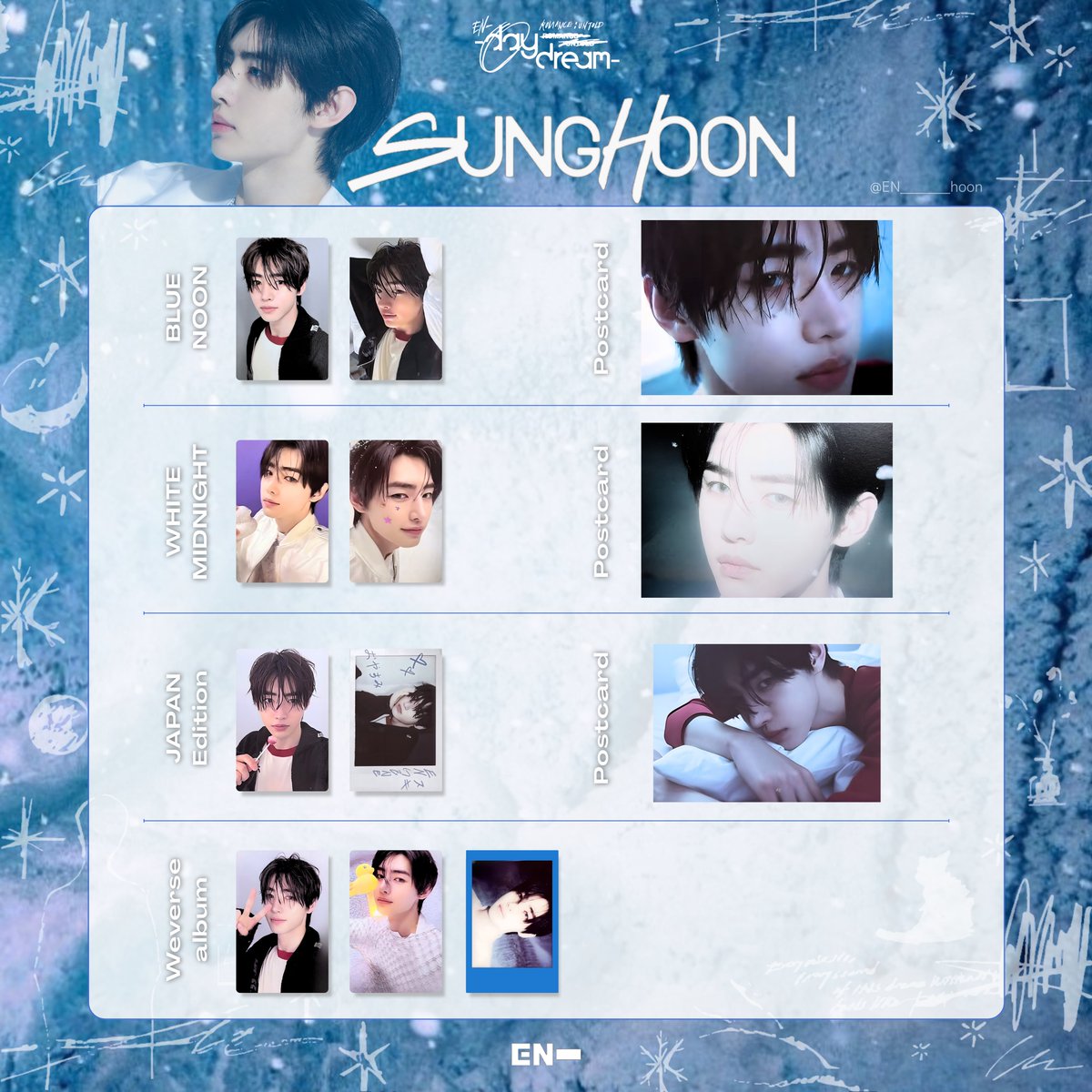 🍥⸝꙳ ⁡ ENHYPEN 2nd Studio Repackage Album ROMANCE : UNTOLD