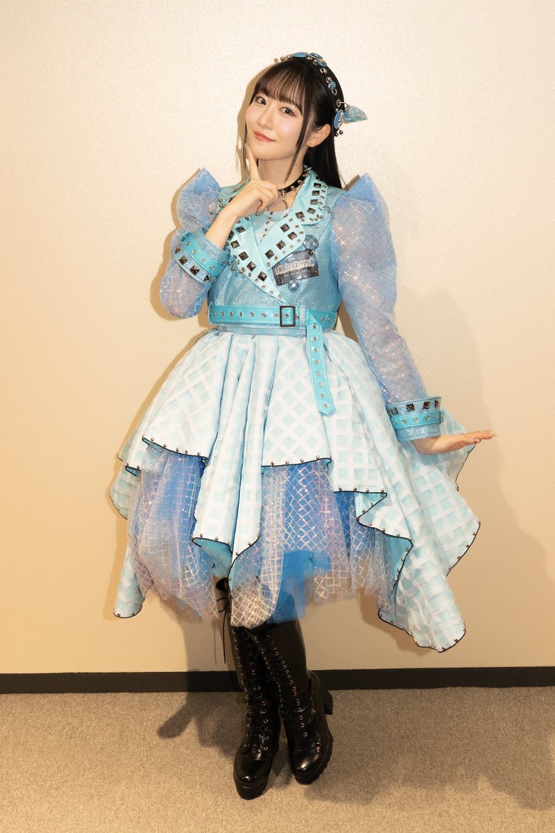 FRUITS ZIPPER新衣装】 ロック衣装👗・:*+. 🩵真中まな （Mana Manaka