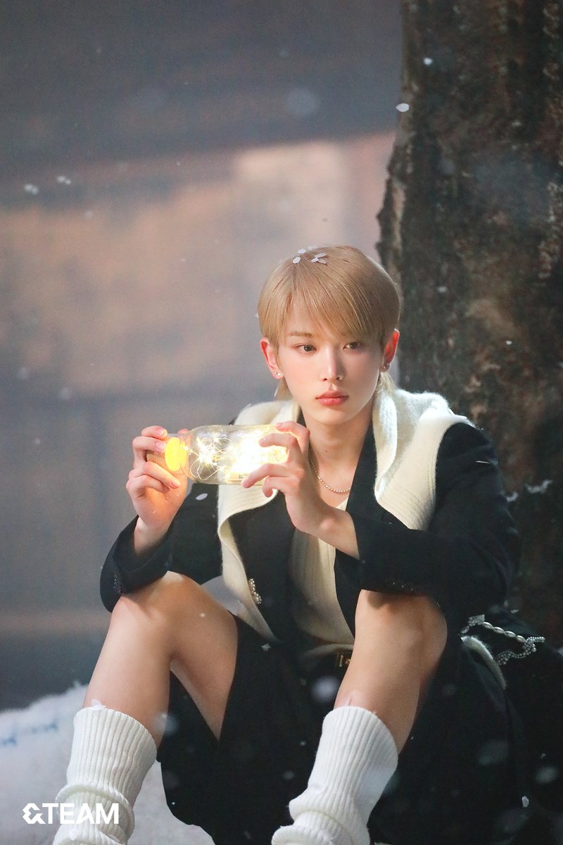 &TEAM 2nd ALBUM『雪明かり (Yukiakari)』Jacket Shoot Behind Photo