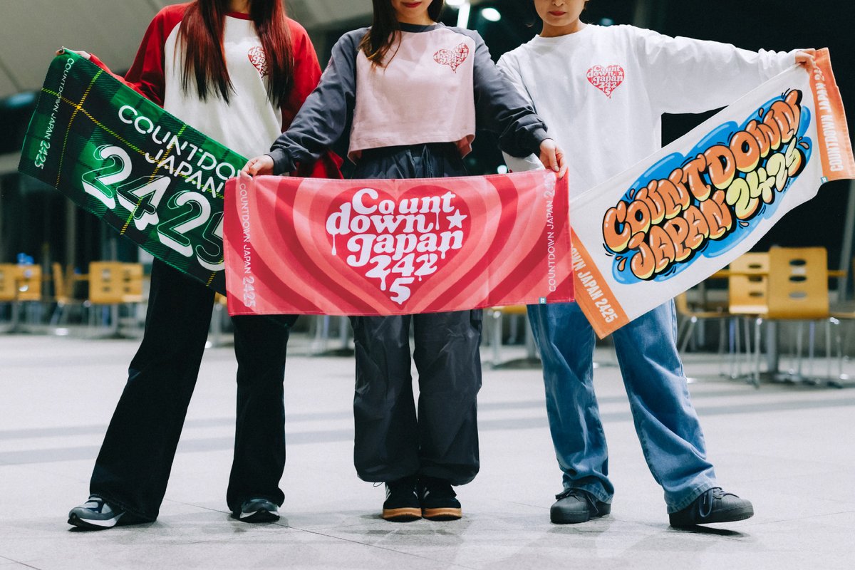 COUNTDOWN JAPAN 24/25】 ˗ˏˋ 🌟オフィシャルグッズをご紹介🌟 ˊˎ