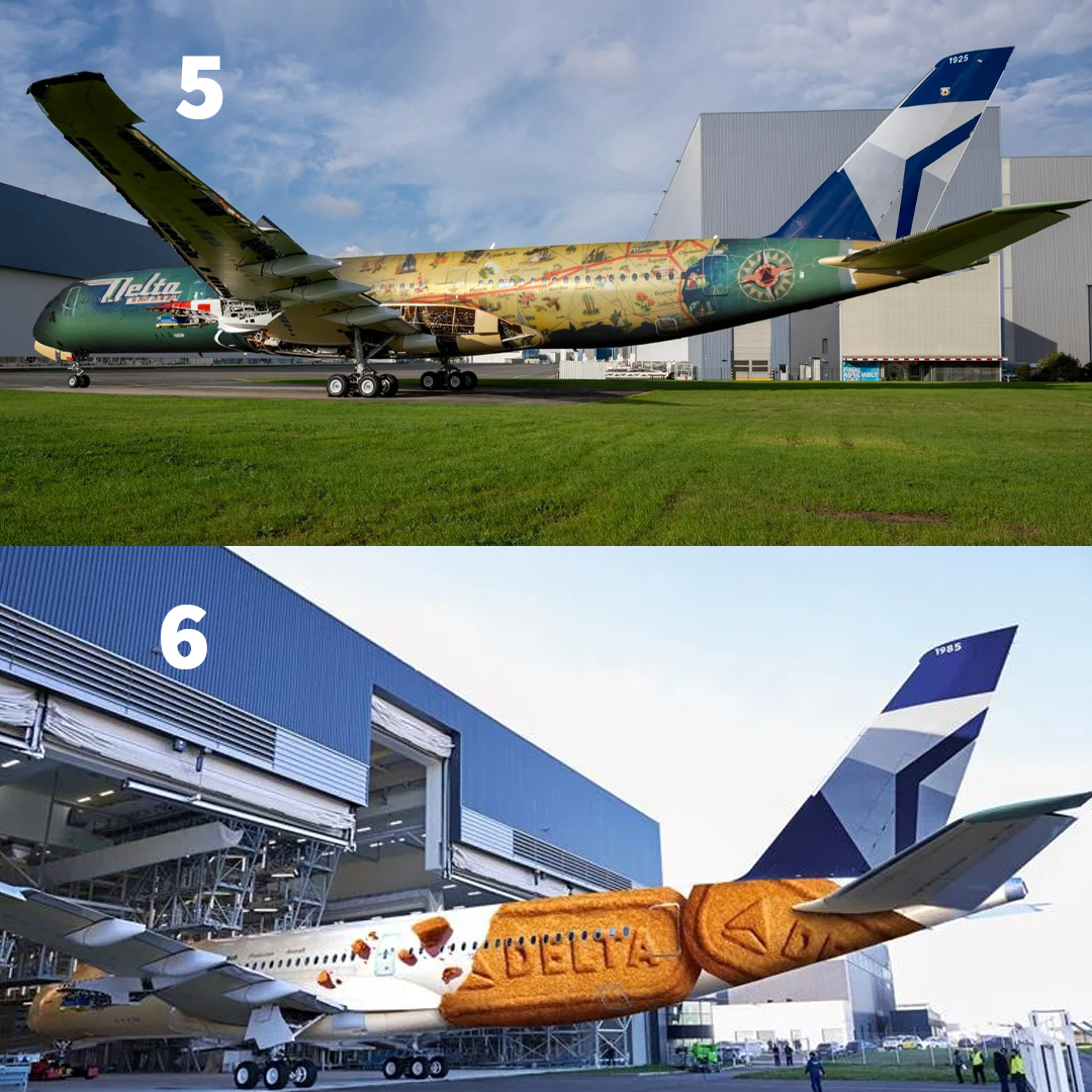 デルタ航空が、創立100周年を記念した新しい特別カラーリングを発表