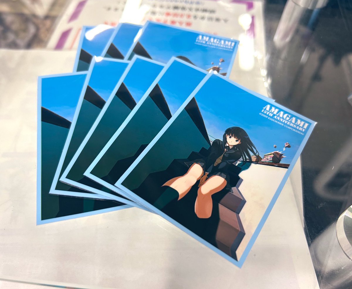 アマガミ15th】 グッズ紹介⑥ ・カードスリーブ(全4種) ・1,650円(税込
