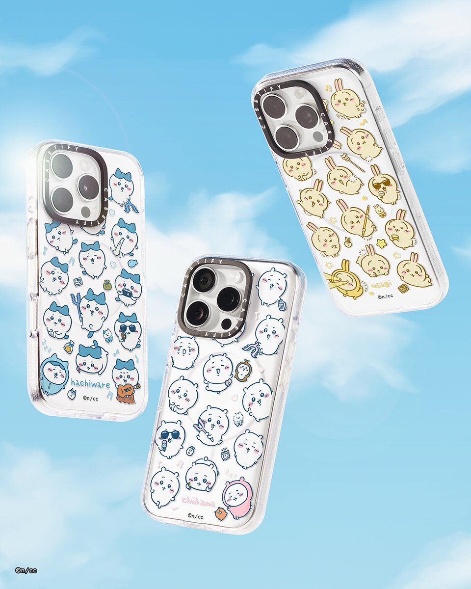 ちいかわ x CASETiFY へようこそ！ 「ちいかわ」の愛らしいテック