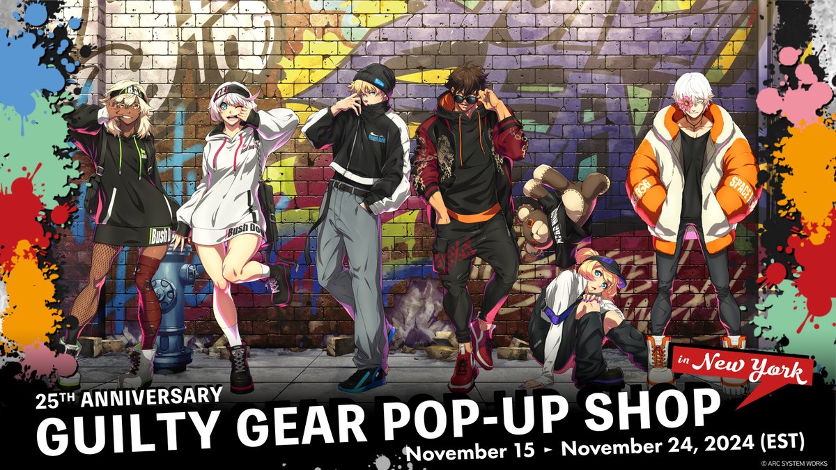 🎉 GUILTY GEAR 25th Anniversary POP UP SHOP Merchandise Now