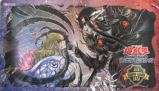 遊戯王 プレイマット】 「アザミナ・アーフェス」 ASIA CAMPUS LEAGUE