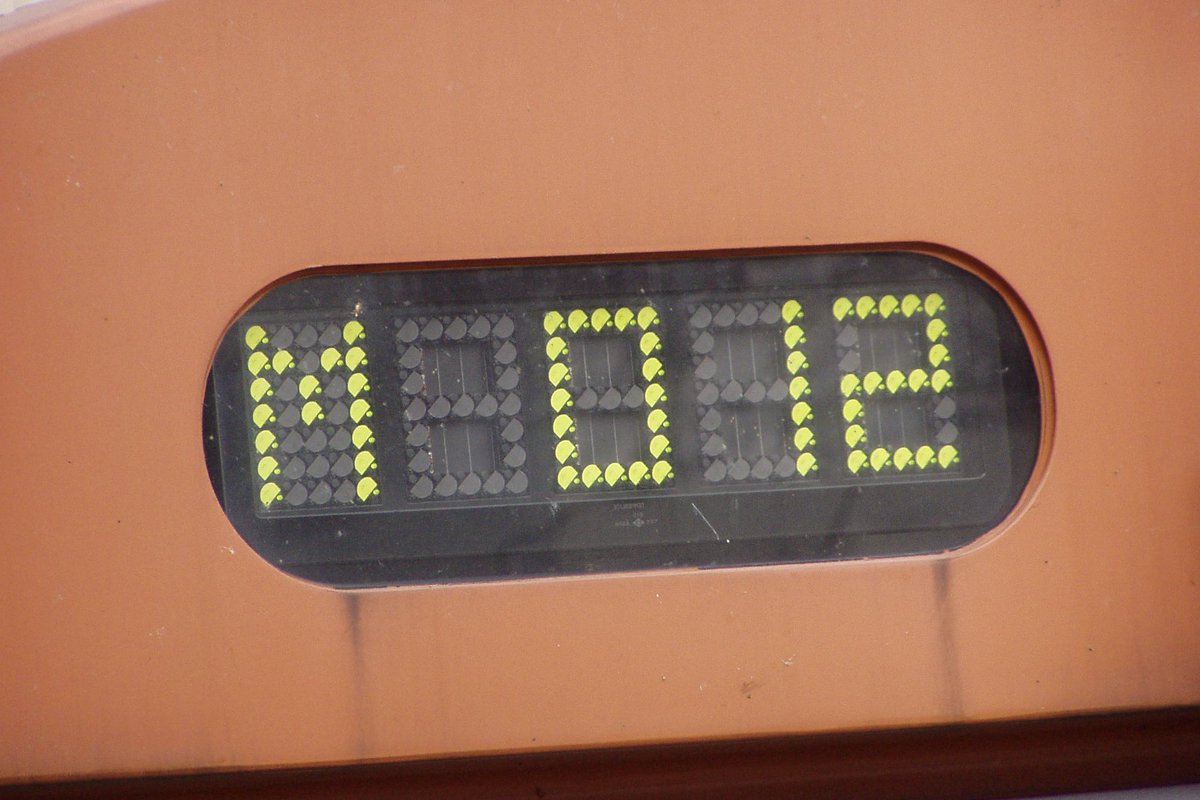 これは初めて見ました・・・！🤔 #103系 #運行番号 #運行番号表示