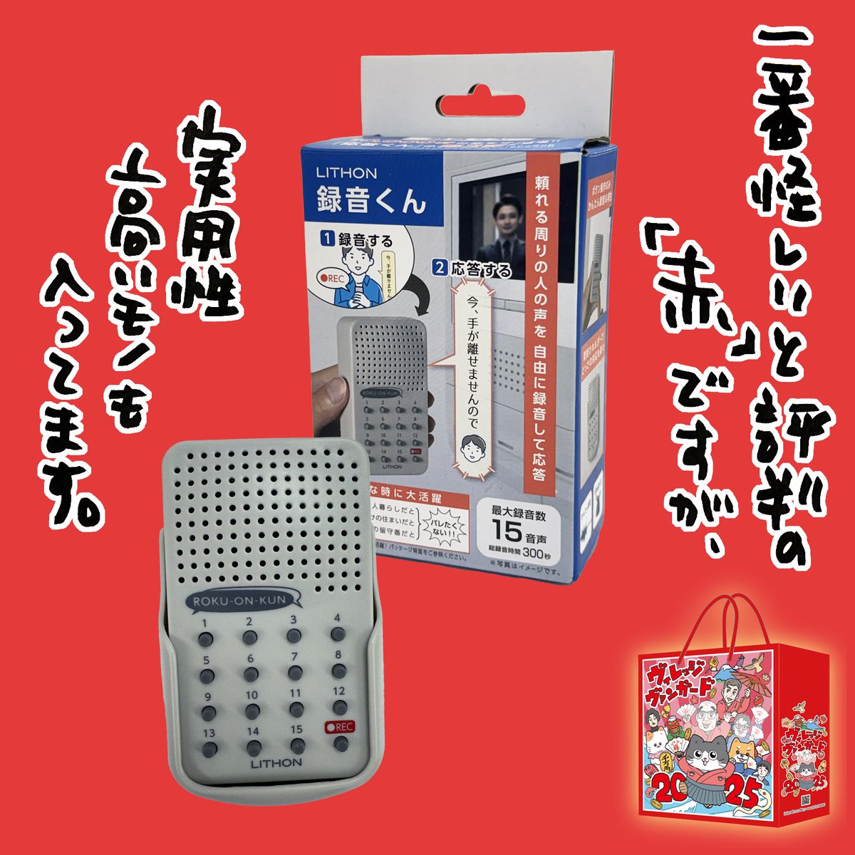 VV_AeonTsukuba 赤 #ヴィレヴァン福袋2025